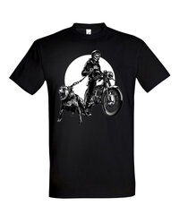 Marškinėliai vyrams Let's ride, juodi цена и информация | Мужские футболки | pigu.lt