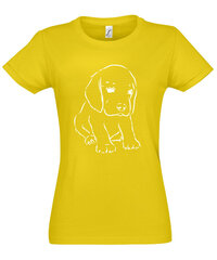 Marškinėliai moterims Juodas auksaspalvis SOLS-IMPERIAL-WOMEN-257-396, geltoni kaina ir informacija | Marškinėliai moterims | pigu.lt