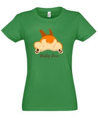 Marškinėliai moterims Fluffy love SOLS-IMPERIAL-WOMEN-257-390, žali kaina ir informacija | Marškinėliai moterims | pigu.lt