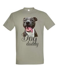 Marškinėliai vyrams Dog daddy, pilki kaina ir informacija | Vyriški marškinėliai | pigu.lt