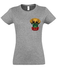 Marškinėliai moterims Trispalvis SOLS-IMPERIAL-WOMEN-257-401, pilki kaina ir informacija | Marškinėliai moterims | pigu.lt