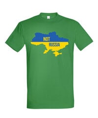 Marškinėliai vyrams Už Ukrainą, žali kaina ir informacija | Vyriški marškinėliai | pigu.lt