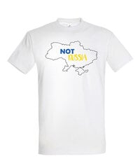 Marškinėliai vyrams Not Russia, balti kaina ir informacija | Vyriški marškinėliai | pigu.lt