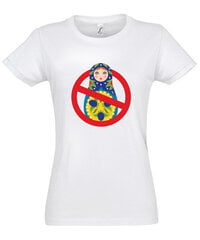 Marškinėliai moterims Draudžiama SOLS-IMPERIAL-WOMEN-257-404, balti kaina ir informacija | Marškinėliai moterims | pigu.lt