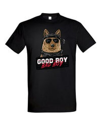Marškinėliai vyrams Good or bad boy, juodi цена и информация | Мужские футболки | pigu.lt