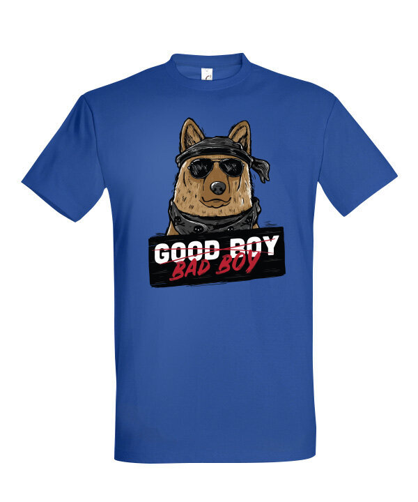 Marškinėliai vyrams Good or bad boy SOLS-IMPERIAL-694, mėlyni kaina ir informacija | Vyriški marškinėliai | pigu.lt