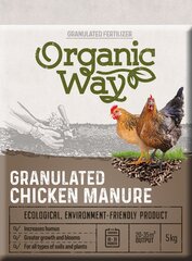Granuliuotas vištų mėšlas Organic Way 5 kg kaina ir informacija | Organic Way Sodo prekės | pigu.lt