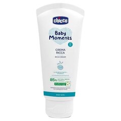 Питательный крем Chicco Baby Moments, 100 мл цена и информация | Косметика для мам и детей | pigu.lt