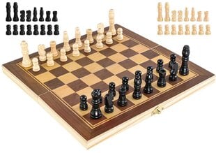 Šachmatai mediniai kaina ir informacija | Stalo žaidimai, galvosūkiai | pigu.lt