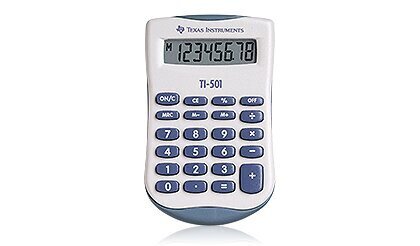 Skaičiuotuvas Texas Instruments TI-501 цена и информация | Kanceliarinės prekės | pigu.lt