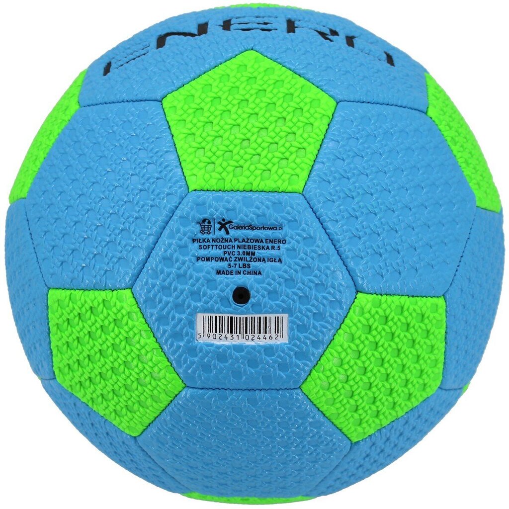 Paplūdimio futbolo kamuolys Enero Soft Touch, 5 dydis цена и информация | Futbolo kamuoliai | pigu.lt