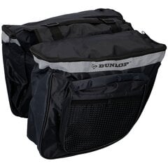 Dviračio bagažinės krepšyš Dunlop, 26 l, juodas kaina ir informacija | Transportavimo narvai, krepšiai | pigu.lt