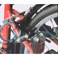 Dviračio spyna su kodu Dunlop, 0,6 x 120 cm, rožinė цена и информация | Užraktai dviračiams | pigu.lt