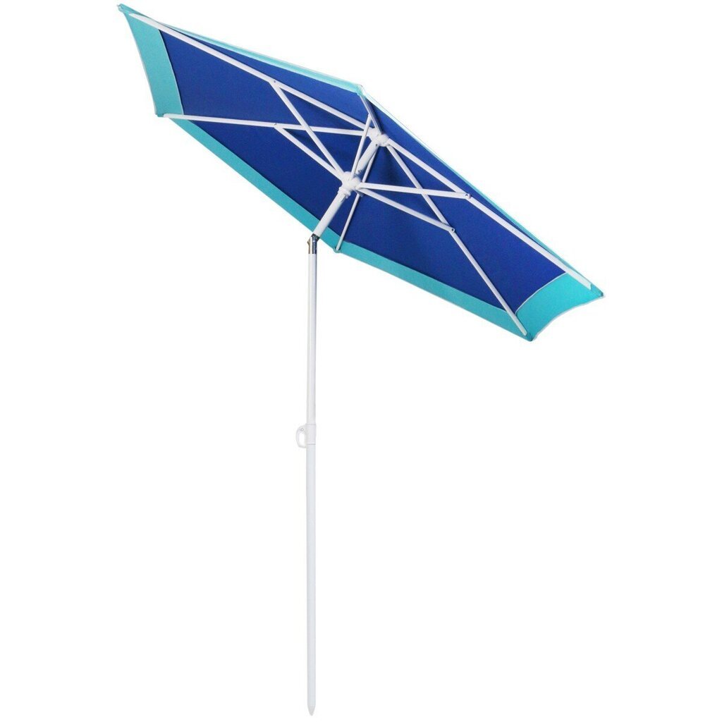 Paplūdimio skėtis Royokamp, 210 cm, mėlynas kaina ir informacija | Skėčiai, markizės, stovai | pigu.lt