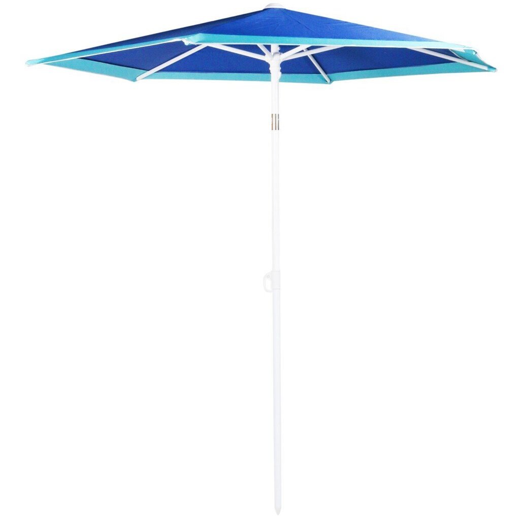 Paplūdimio skėtis Royokamp, 210 cm, mėlynas цена и информация | Skėčiai, markizės, stovai | pigu.lt