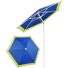 Paplūdimio skėtis Royokamp, 200x210 cm, mėlynas kaina ir informacija | Skėčiai, markizės, stovai | pigu.lt