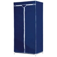 Текстильный шкаф для одежды Alpina, синий цена и информация | Шкафы | pigu.lt