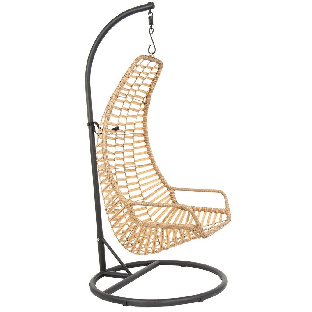 Pakabinamas krėslas Saska Garden Slack, rudas kaina ir informacija | Lauko kėdės, foteliai, pufai | pigu.lt