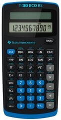 Калькулятор Texas Instruments TI-30 ECO RS цена и информация | Канцелярские товары | pigu.lt