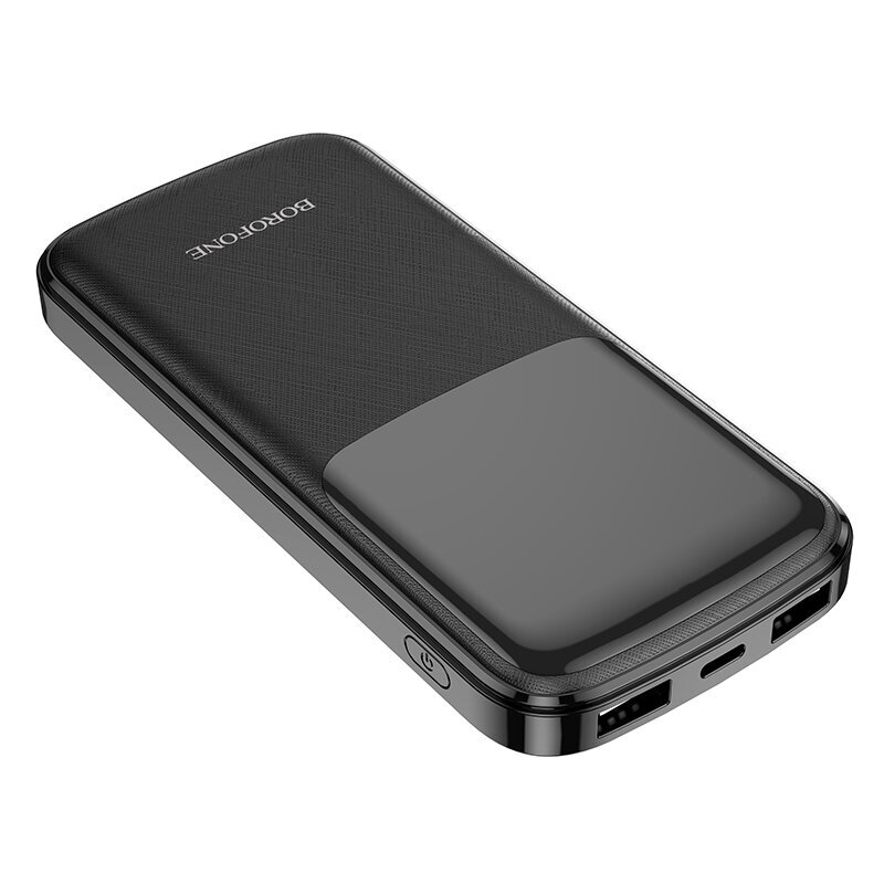 Išorinė baterija Power Bank Borofone BJ17 2xUSB 10000mAh, juoda kaina ir informacija | Atsarginiai maitinimo šaltiniai (power bank) | pigu.lt