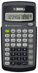 Калькулятор Texas Instruments TI-30XA цена и информация | Kanceliarinės prekės | pigu.lt