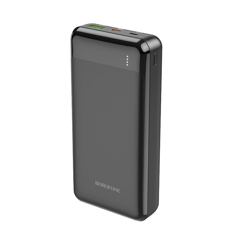 Išorinė baterija Power Bank Borofone BJ19A Type-C PD 20W+Quick Charge 3.0 20000mAh, juoda цена и информация | Atsarginiai maitinimo šaltiniai (power bank) | pigu.lt