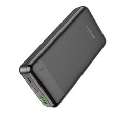 Išorinė baterija Power Bank Borofone BJ19A Type-C PD 20W+Quick Charge 3.0 20000mAh, juoda kaina ir informacija | Atsarginiai maitinimo šaltiniai (power bank) | pigu.lt