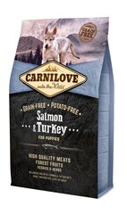 Carnilove для щенков с лососем и индейкой, 4 кг цена и информация |  Сухой корм для собак | pigu.lt