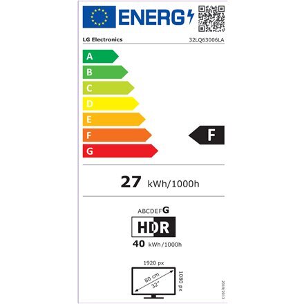 LG 32LQ63006LA цена и информация | Televizoriai | pigu.lt