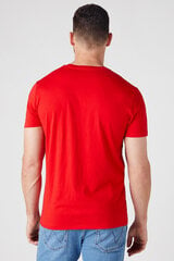 Marškinėliai vyrams Wrangler W7MUD3R06, raudoni kaina ir informacija | Vyriški marškinėliai | pigu.lt
