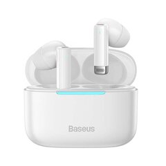 Baseus Bowie E9 TWS earphones (white) цена и информация | Теплая повязка на уши, черная | pigu.lt