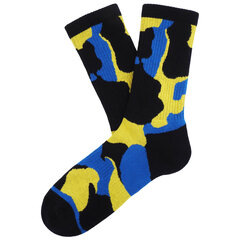 Kojinės Blue/Yellow Camouflage цена и информация | Мужские носки | pigu.lt