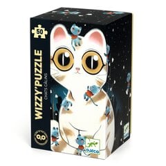 Švytėjimo tamsoje dėlionė - Mielas kačiukas - 50 dalių, DJECO DJ07021 kaina ir informacija | Dėlionės (puzzle) | pigu.lt