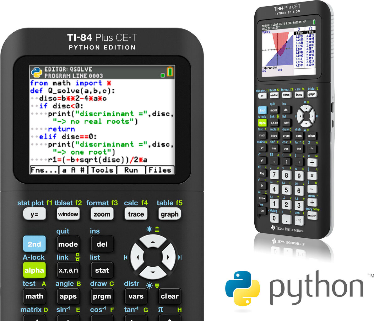 Калькулятор Texas Instruments TI-84 Plus CE-T Python Edition цена | pigu.lt