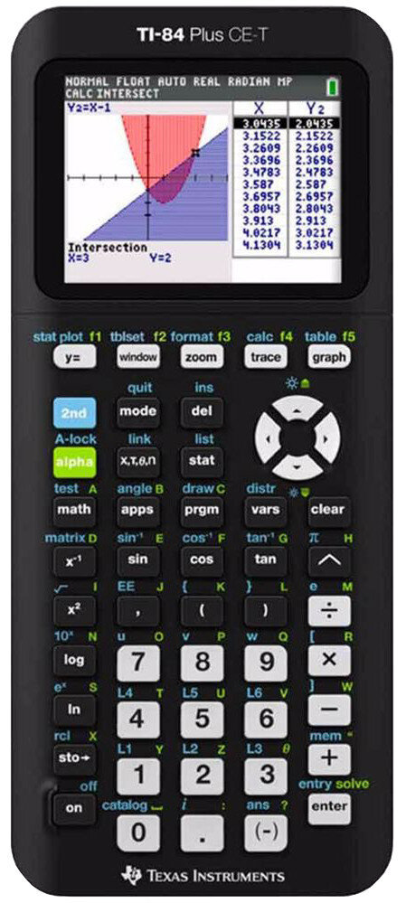 Skaičiuotuvas Texas Instruments TI-84 Plus CE-T Python Edition kaina ir informacija | Kanceliarinės prekės | pigu.lt