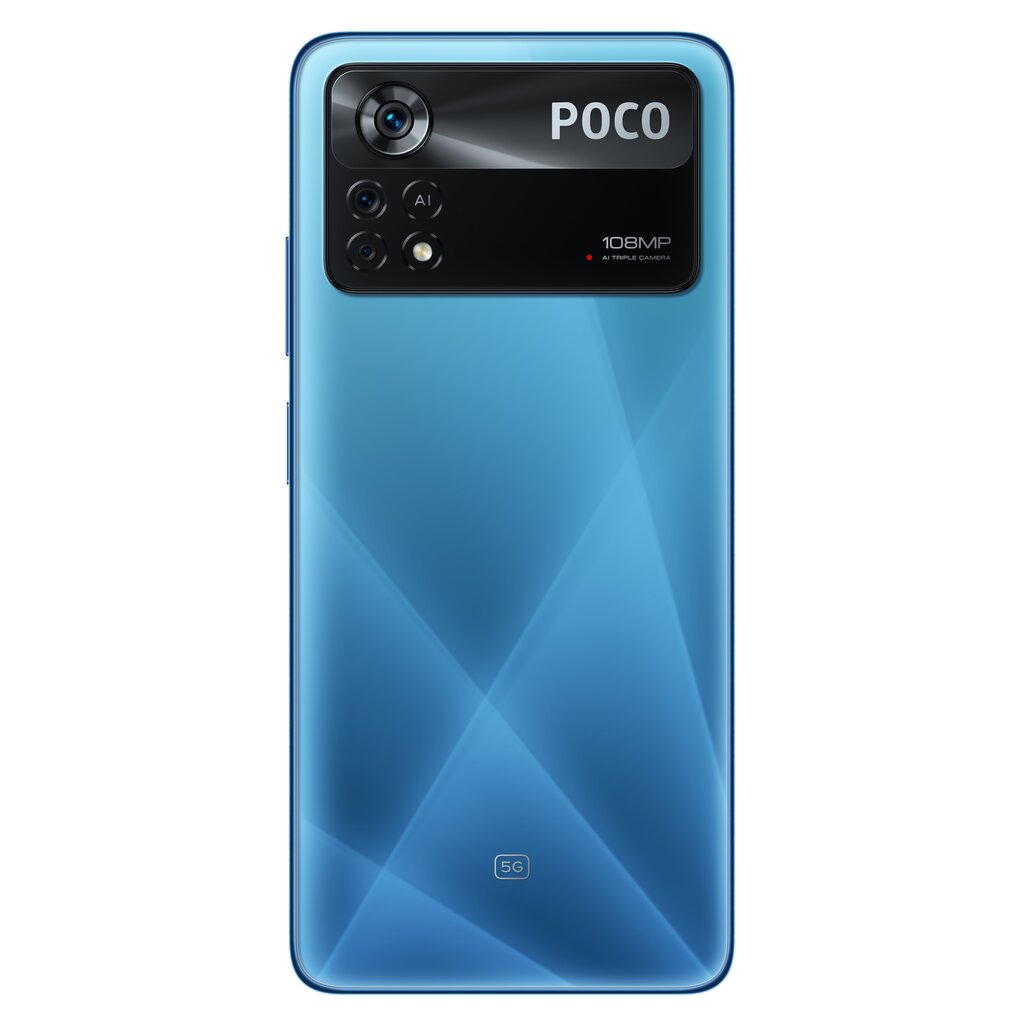 Poco X4 Pro 5G Dual SIM 6/128GB MZB0AZ4EU Laser Blue kaina ir informacija | Mobilieji telefonai | pigu.lt