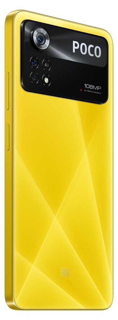 Poco X4 Pro 5G Dual SIM 8/256GB MZB0AYXEU Yellow kaina ir informacija | Mobilieji telefonai | pigu.lt