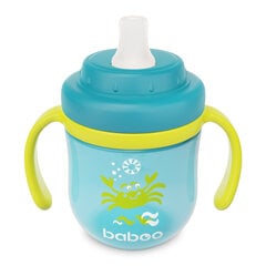 Бутылка Baboo с силиконовым носиком, 200 мл, Marine, 6+ месяцев цена и информация | Бутылочки и аксессуары | pigu.lt