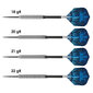 Smiginio strėlytės Harrows Assassin Darts 80% Steeltip, 3 vnt., mėlynos, pilkos цена и информация | Smiginis | pigu.lt