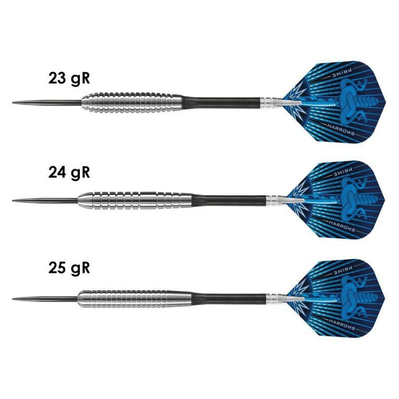 Smiginio strėlytės Harrows Assassin Darts 80% Steeltip, 3 vnt., mėlynos, pilkos цена и информация | Smiginis | pigu.lt