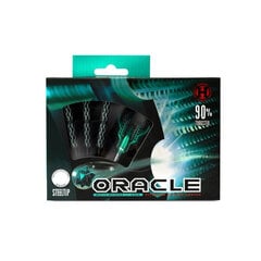 Smiginio strėlytės Harrows Oracle Darts 90% Steeltip, 3 vnt., juodos, žalios цена и информация | Дартс | pigu.lt