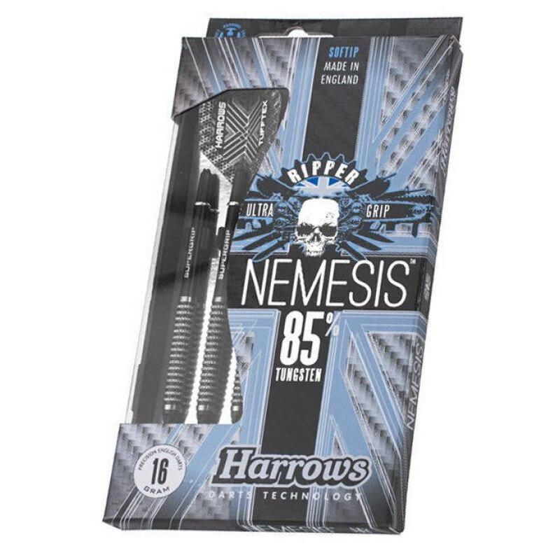 Smiginio strėlytės Harrows Nemesis Darts 85% Softip, 3 vnt., juodos kaina ir informacija | Smiginis | pigu.lt