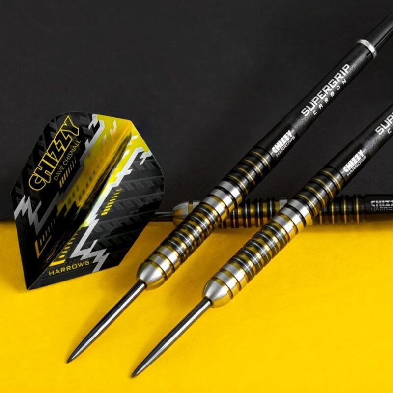 Smiginio strėlytės Harrows Chizzy Darts 90% Steeltip, 3 vnt., juodos цена и информация | Smiginis | pigu.lt