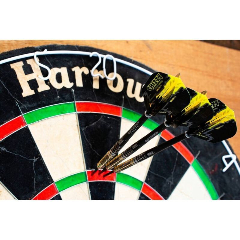 Smiginio strėlytės Harrows Chizzy Darts 90% Steeltip, 3 vnt., juodos kaina ir informacija | Smiginis | pigu.lt