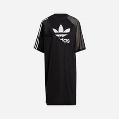 Suknelė moterims Adidas Adicolor Split Trefoil W HC0637, juoda цена и информация | Платья | pigu.lt