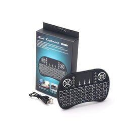 мини-клавиатура i8 с подсветкой цена и информация | Аксессуары для телевизоров и Smart TV | pigu.lt