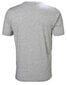 Helly Hansen vyriški marškinėliai LOGO, šviesiai pilki цена и информация | Vyriški marškinėliai | pigu.lt