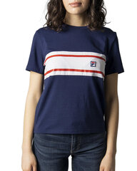 Marškinėliai moterims Fila BFN-G-344966, mėlyni цена и информация | Женские футболки | pigu.lt