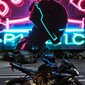 Led juosta motociklininko šalmui, Rožinė kaina ir informacija | Moto šalmai | pigu.lt