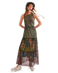 Suknelė moterims Desigual BFNG345757, žalia kaina ir informacija | Suknelės | pigu.lt